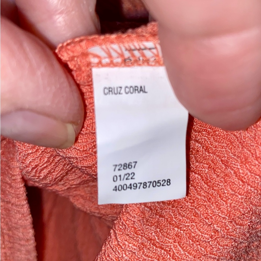 NWT SALE-Nine West Coral Sleeveless Tunic - Picture 5 of 12